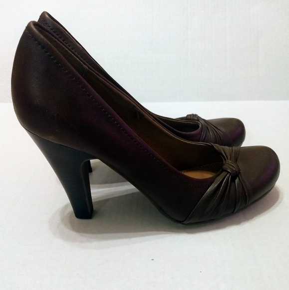 Aldo Massari Women's Brown Heels Sz 40 - Picture 3 of 14